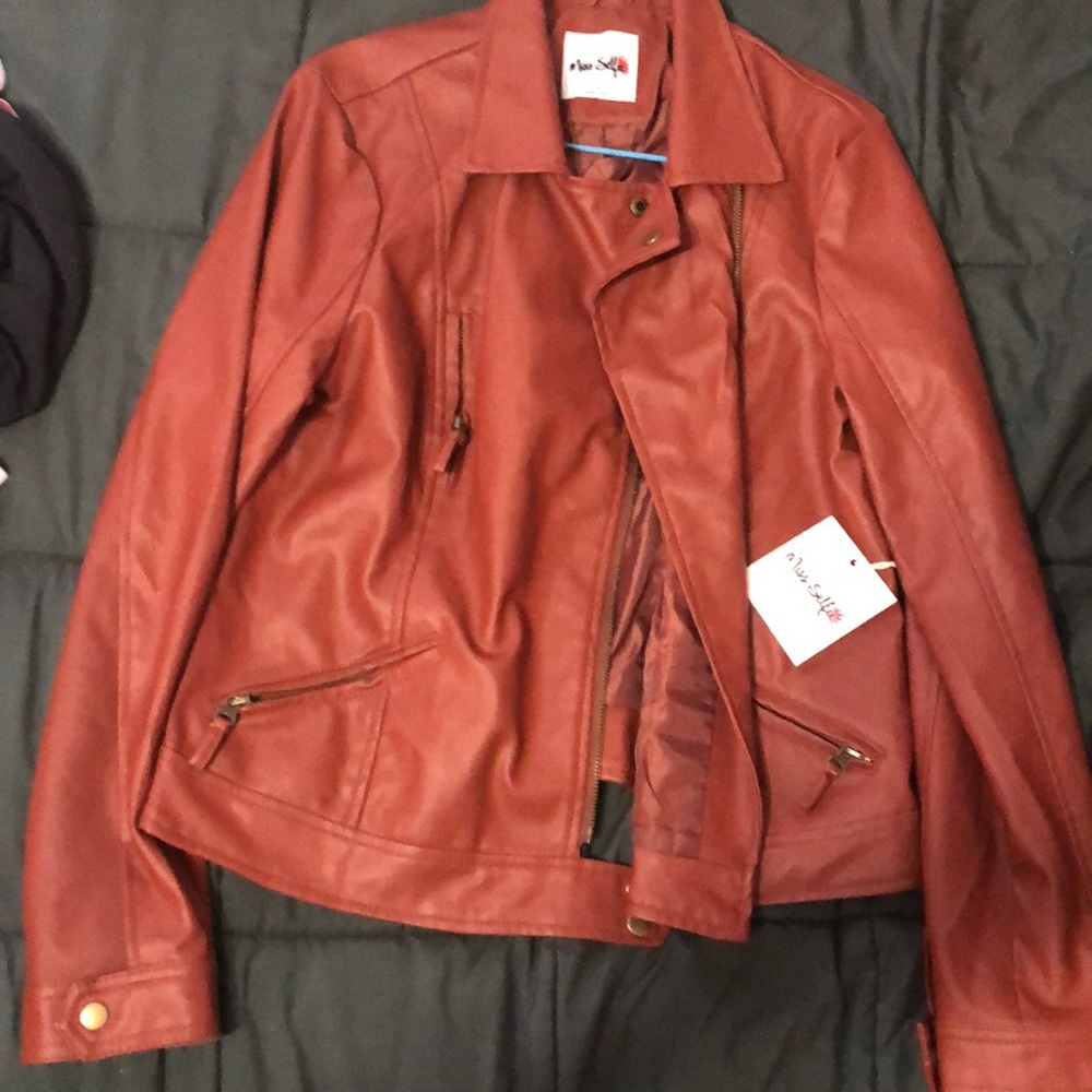 Faux Leather Jacket (?)